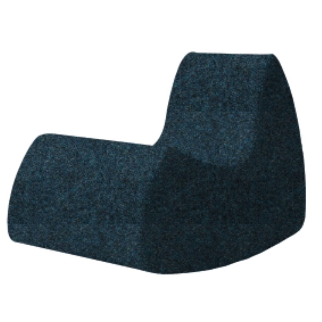 Softline A/S Softline Grand Prix XL Schaukelsessel Felt Melange - 846 Blue Grey