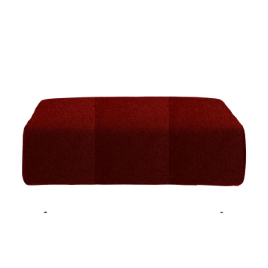 Softline A/S Softline Lotus Hocker Klein Felt Melange - 297 Dark Red