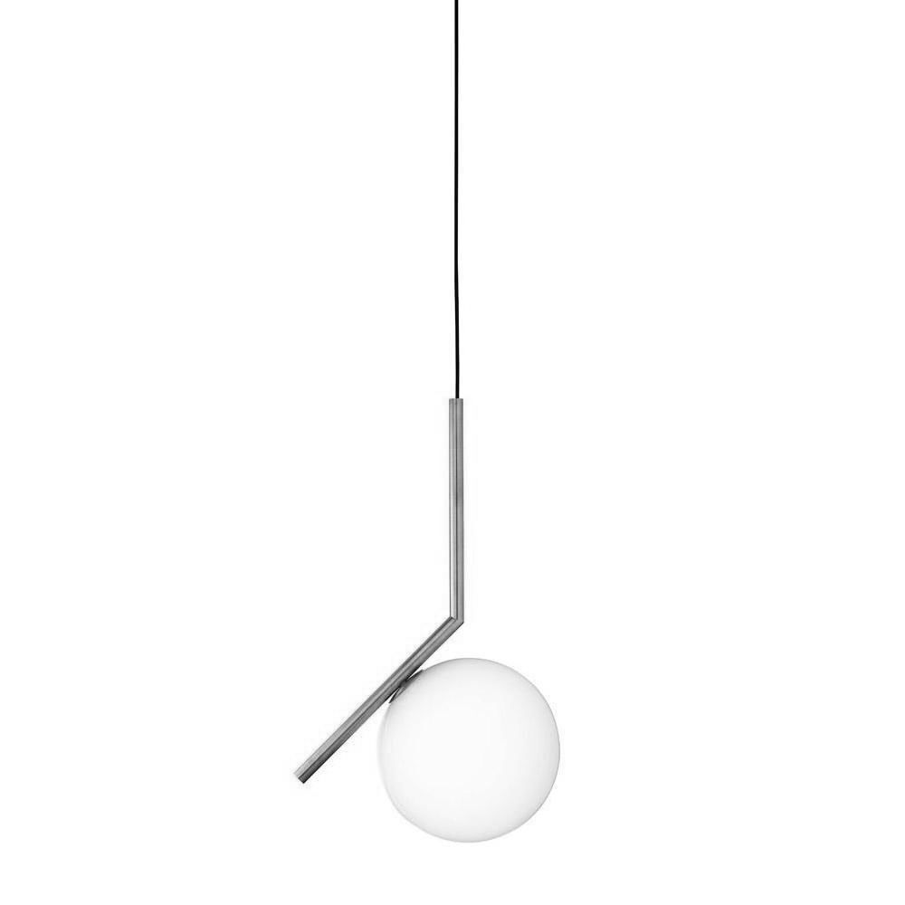 Flos IC S2 Pendelleuchte - messing/gebürstet