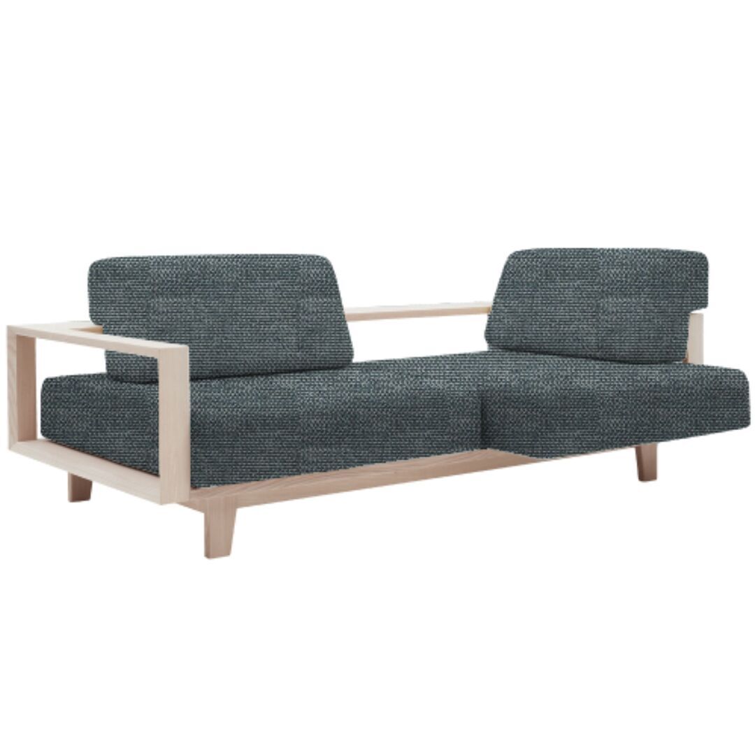 Softline A/S Softline Wood Schlafsofa / Sofa Griffon - 501 Dusty Turquoise