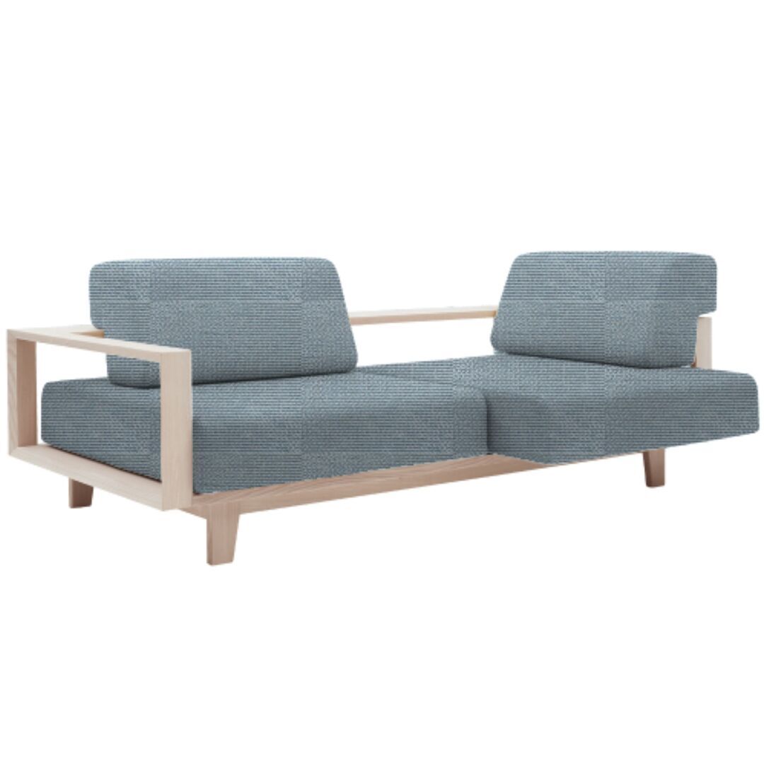 Softline A/S Softline Wood Schlafsofa / Sofa Griffon - 830 Light Blue