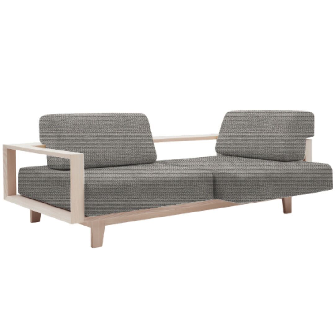 Softline A/S Softline Wood Schlafsofa / Sofa Griffon - 995-FE Light Grey