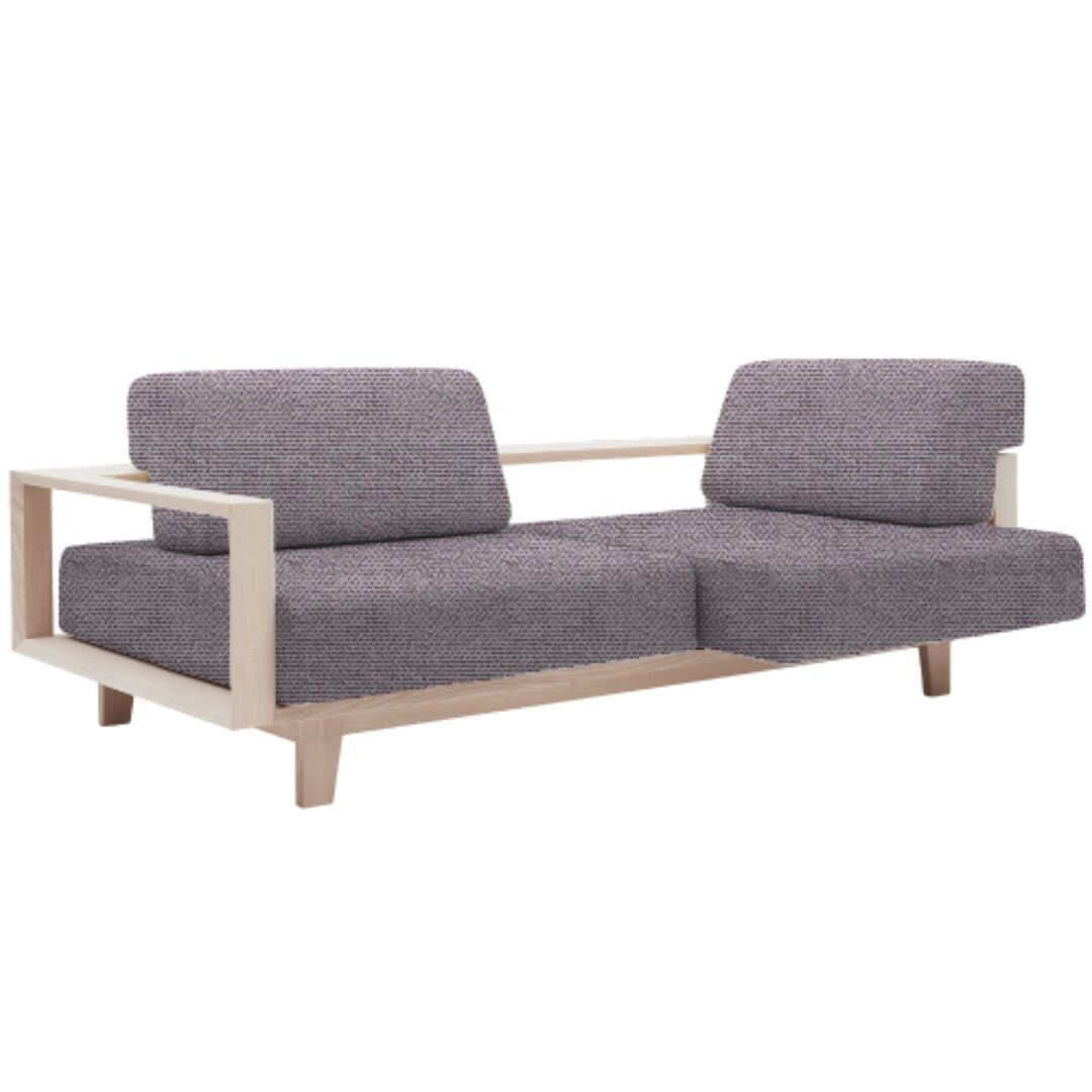 Softline A/S Softline Wood Schlafsofa / Sofa Griffon - 995-FF Light Violet