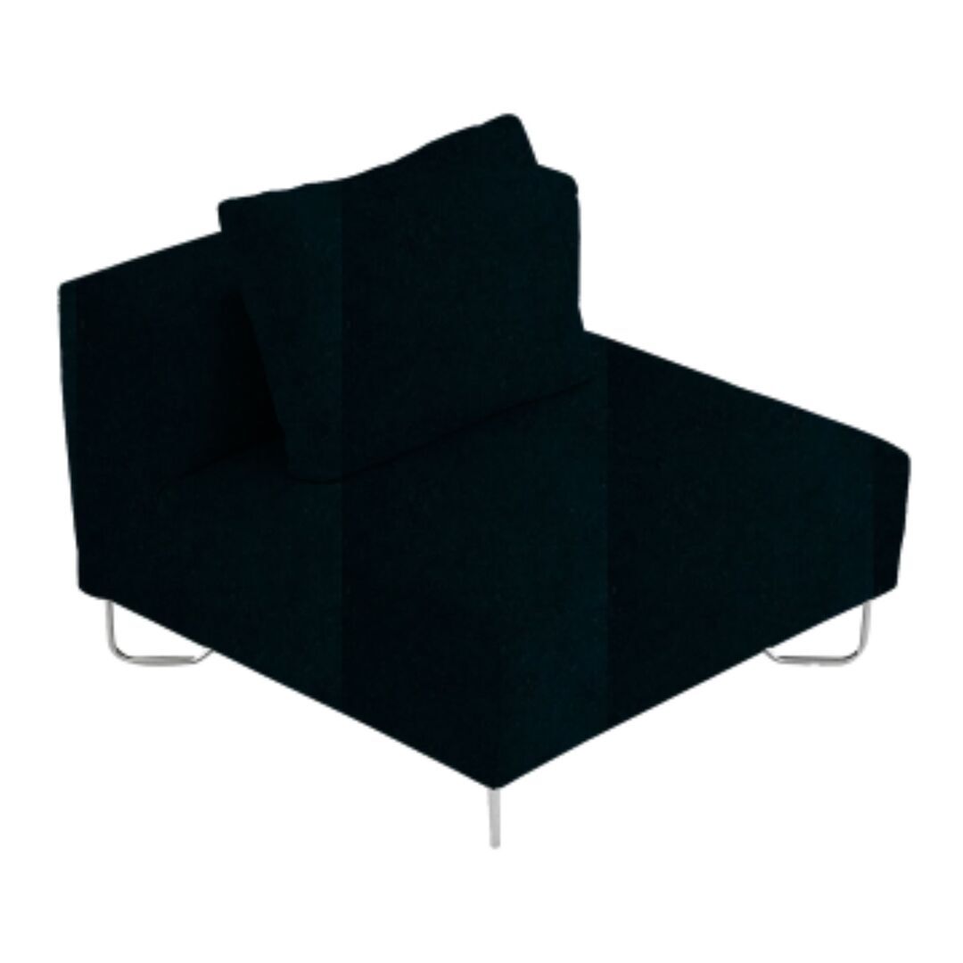 Softline A/S Softline Lotus Sofa Mittelmodul Felt Melange - 295 Dark Green
