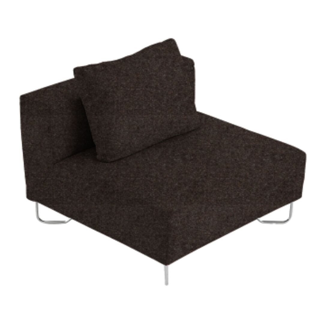 Softline A/S Softline Lotus Sofa Mittelmodul Felt Melange - 635 Brown
