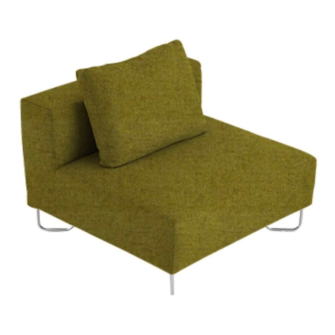 Softline A/S Softline Lotus Sofa Mittelmodul Felt Melange - 847 Mustard