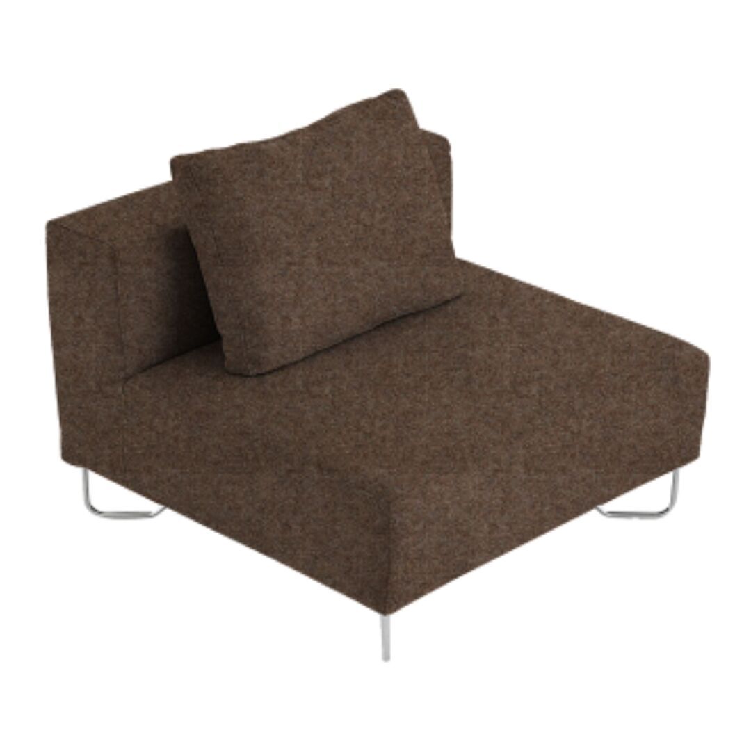 Softline A/S Softline Lotus Sofa Mittelmodul Felt Melange - 849 Light Brown