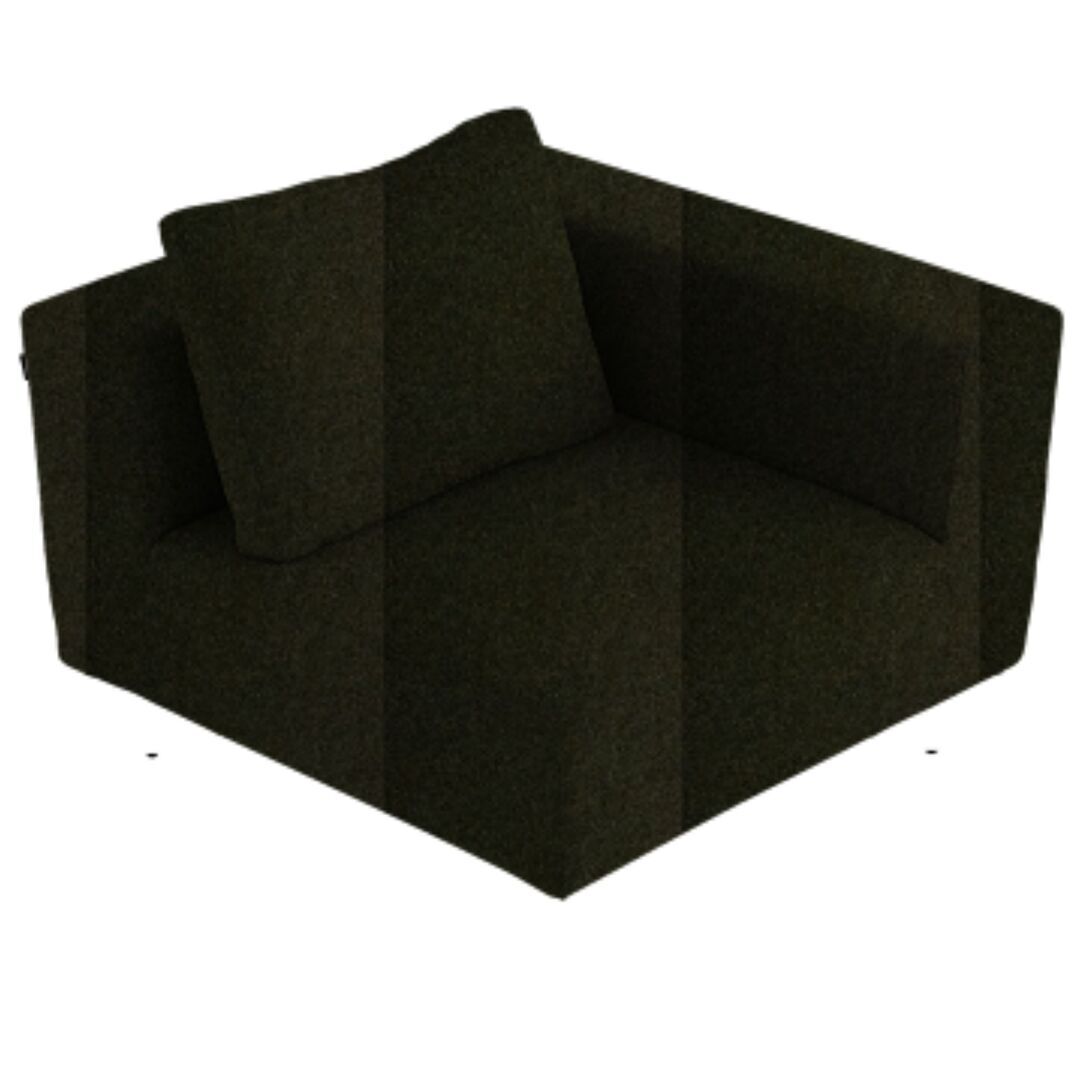Softline A/S Softline Lotus Sofa Eckmodul Felt Melange - 294 Bronze Green