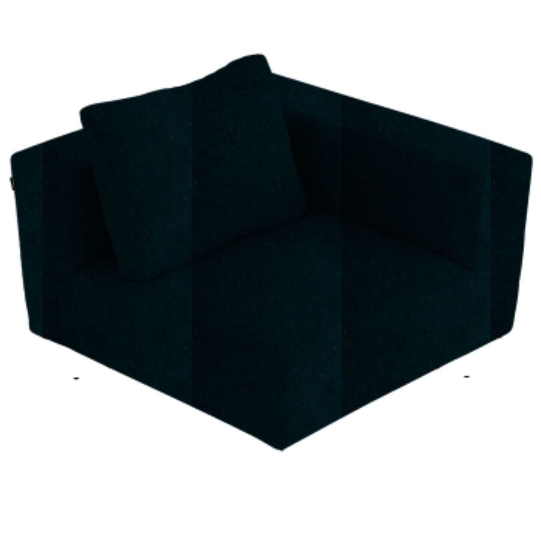 Softline A/S Softline Lotus Sofa Eckmodul Felt Melange - 295 Dark Green