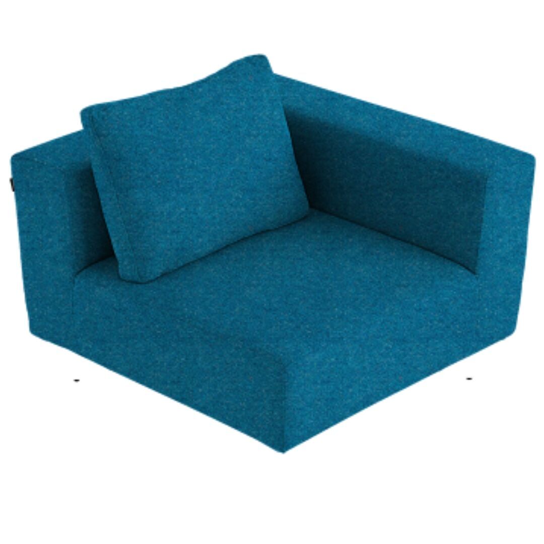 Softline A/S Softline Lotus Sofa Eckmodul Felt Melange - 582 Blue
