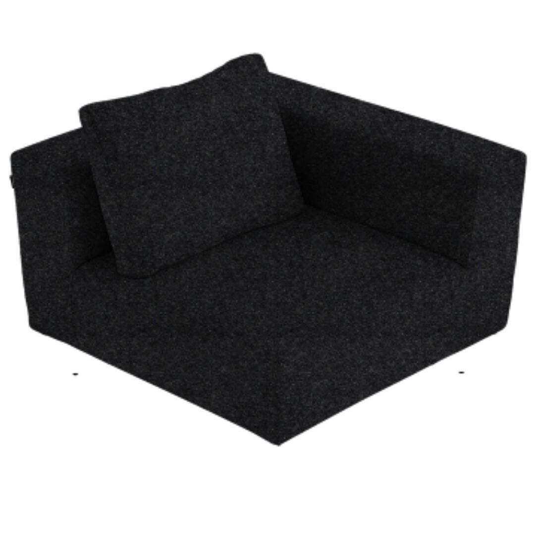 Softline A/S Softline Lotus Sofa Eckmodul Felt Melange - 610 Anthracite
