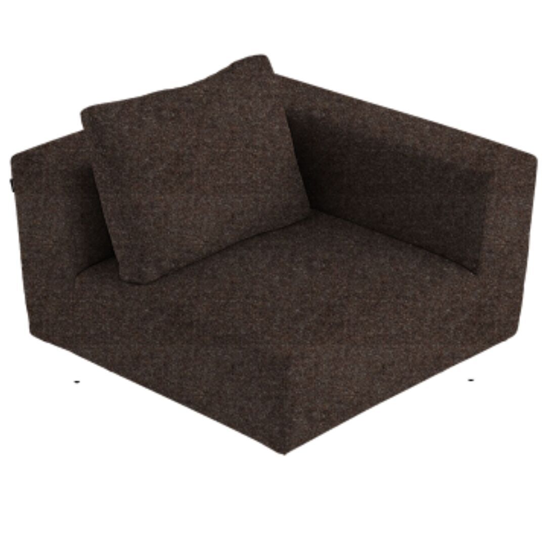 Softline A/S Softline Lotus Sofa Eckmodul Felt Melange - 635 Brown