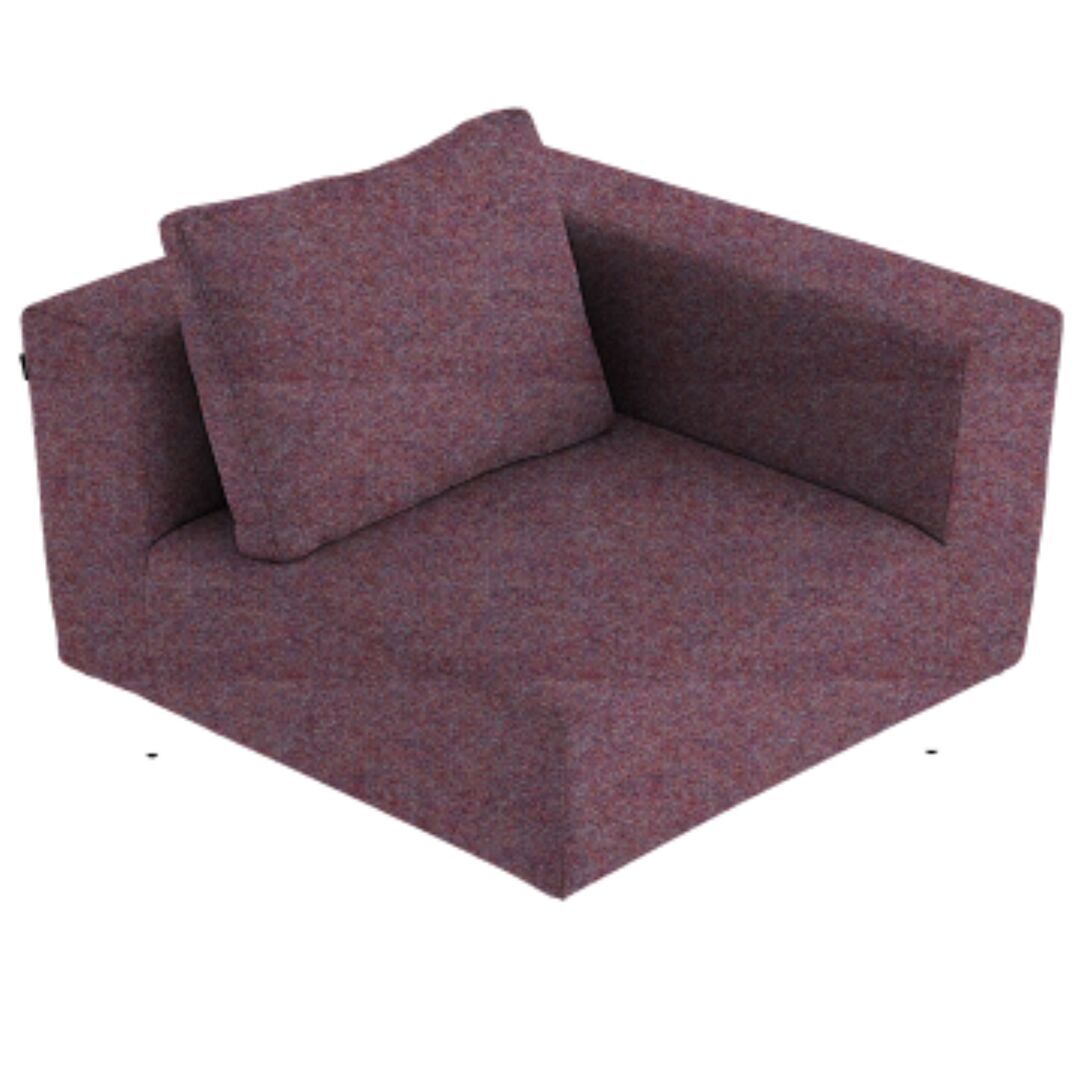 Softline A/S Softline Lotus Sofa Eckmodul Felt Melange - 640 Purple