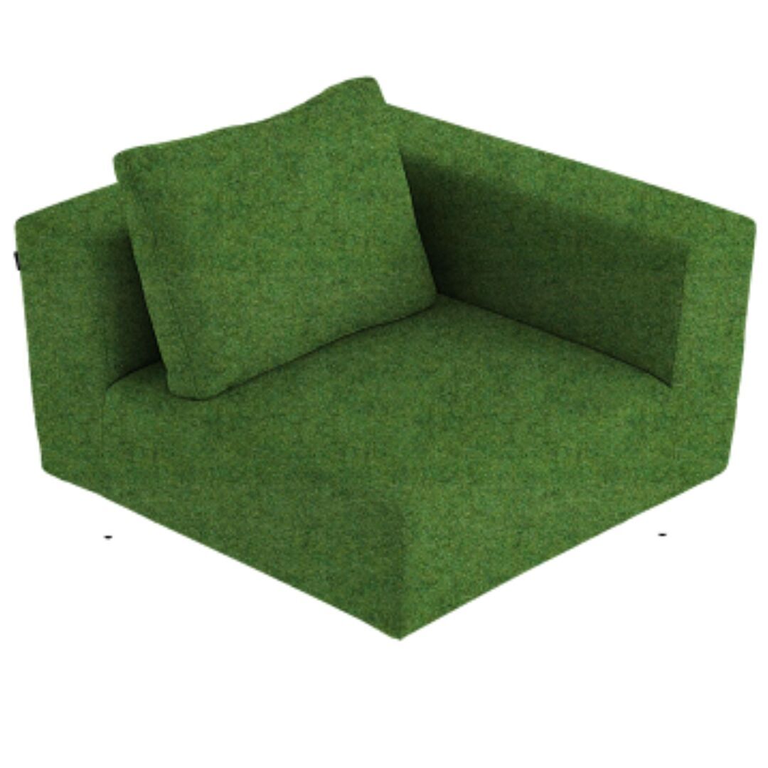 Softline A/S Softline Lotus Sofa Eckmodul Felt Melange - 848 Green