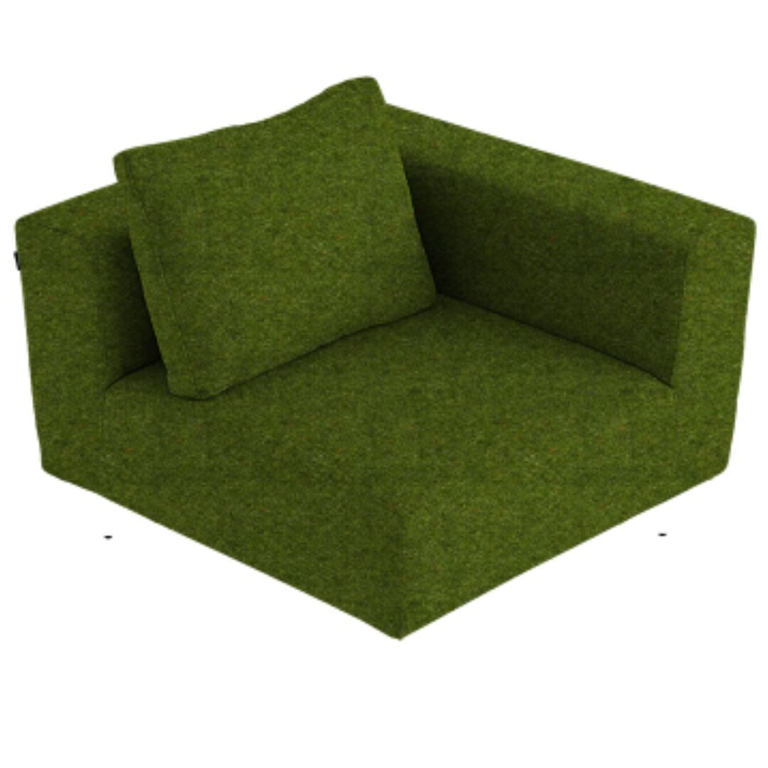 Softline A/S Softline Lotus Sofa Eckmodul Felt Melange - 855 Olive