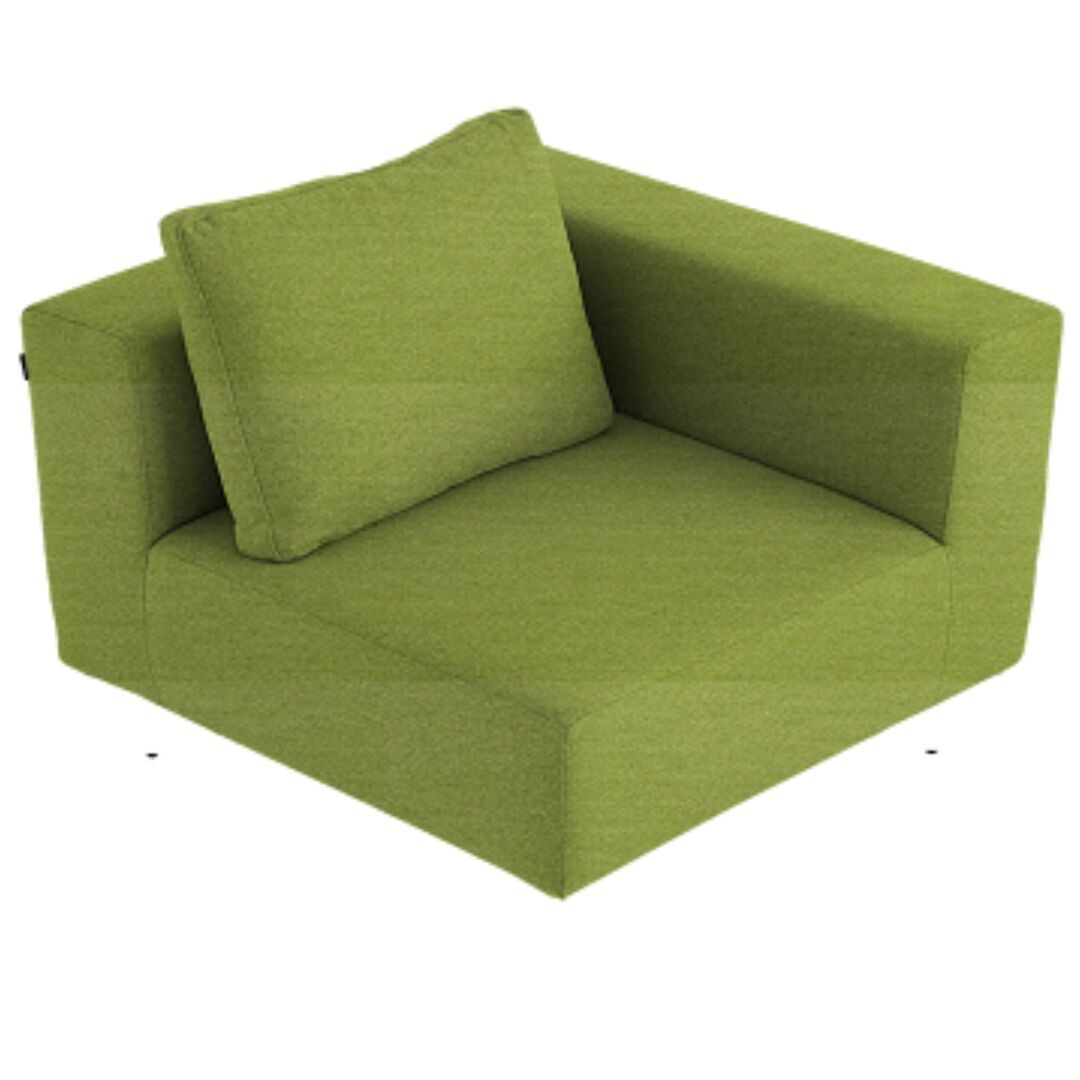 Softline A/S Softline Lotus Sofa Eckmodul Felt - 579 Green