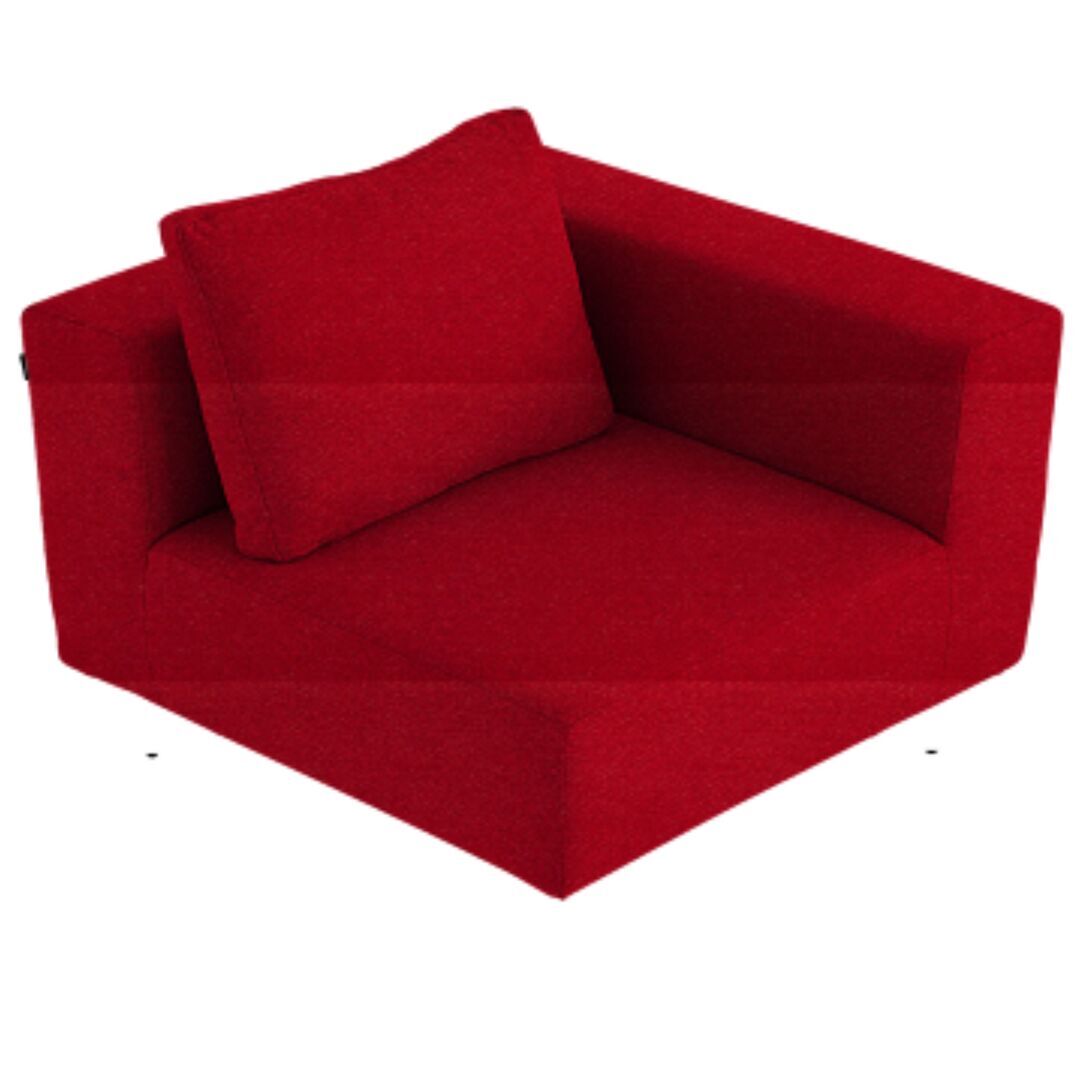Softline A/S Softline Lotus Sofa Eckmodul Felt - 588 Red