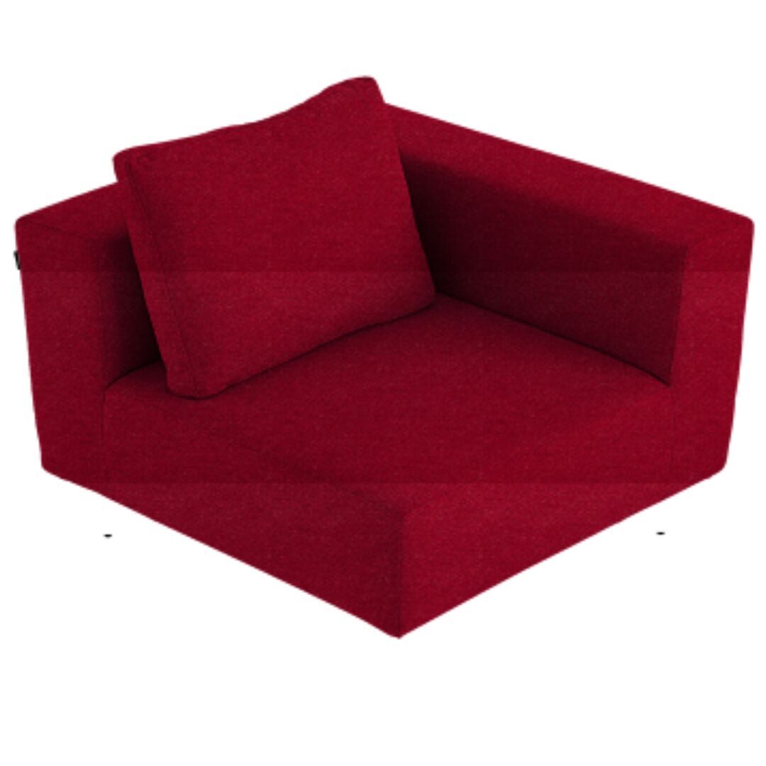 Softline A/S Softline Lotus Sofa Eckmodul Felt - 622 Rust Red