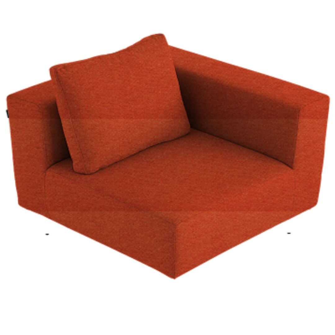 Softline A/S Softline Lotus Sofa Eckmodul Felt - 624 Orange