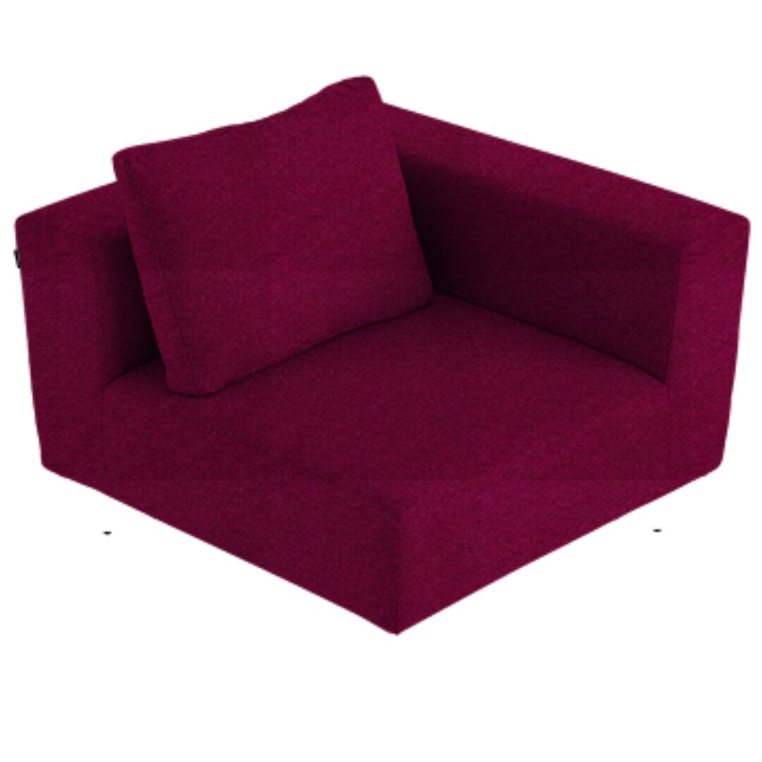 Softline A/S Softline Lotus Sofa Eckmodul Felt - 629 Berry