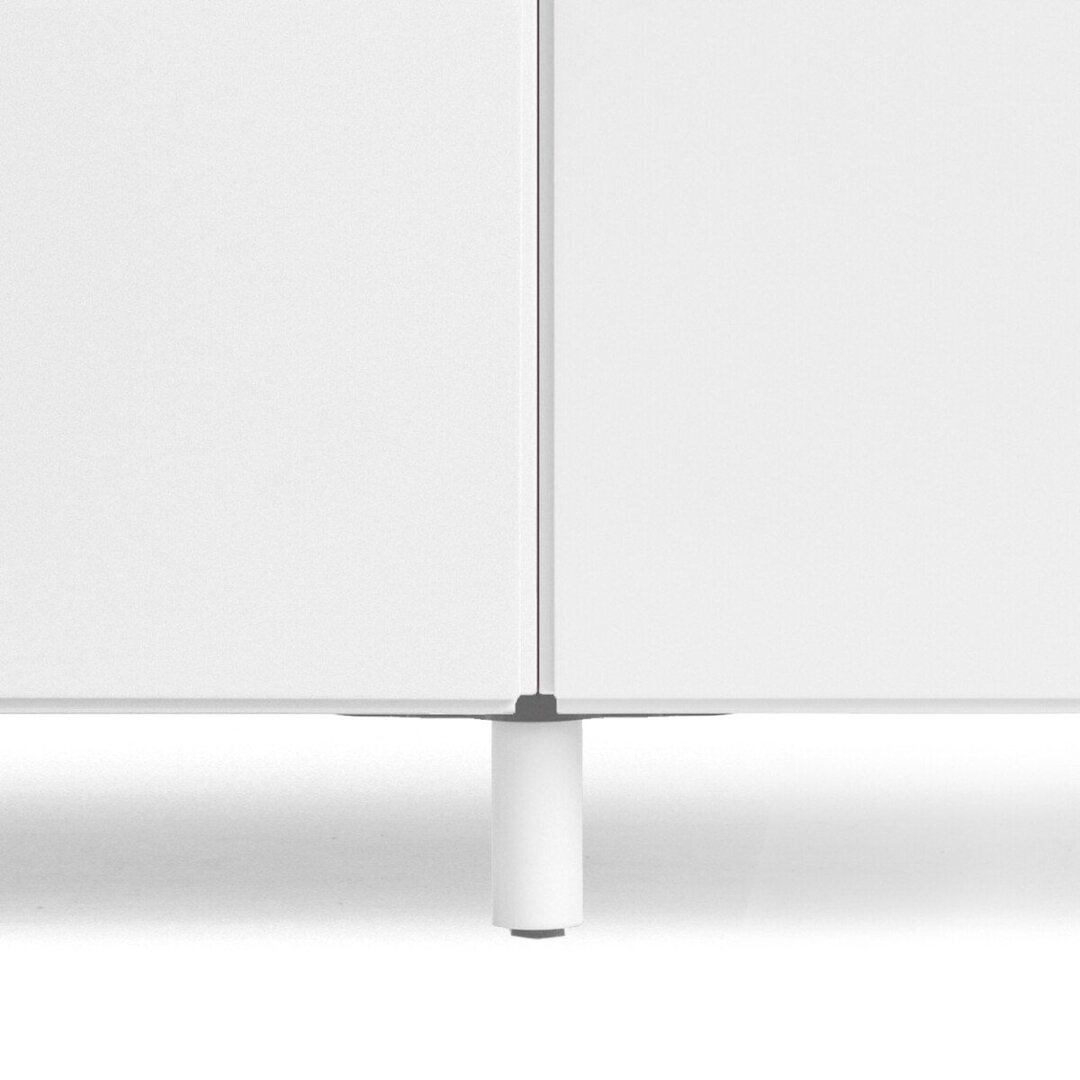 String Furniture Verbindungsbein für Relief-Kommode - Weiß