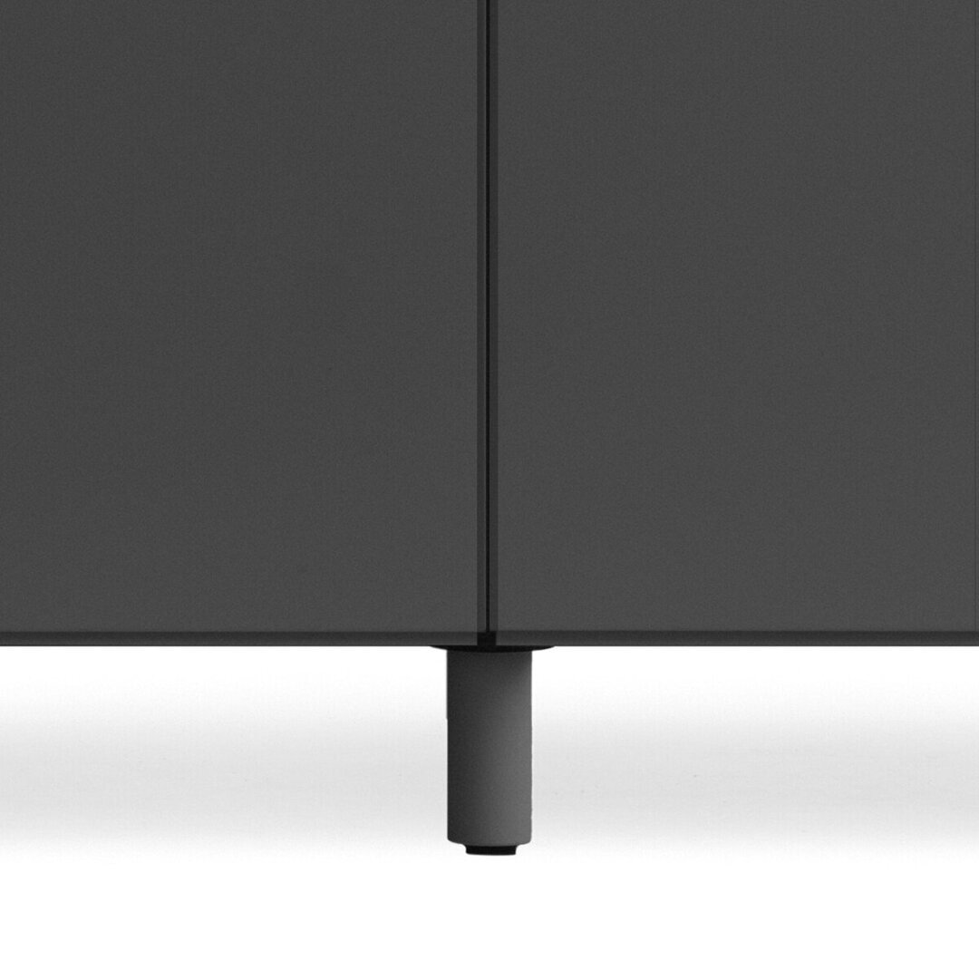 String Furniture Verbindungsbein für Relief-Kommode - Grau