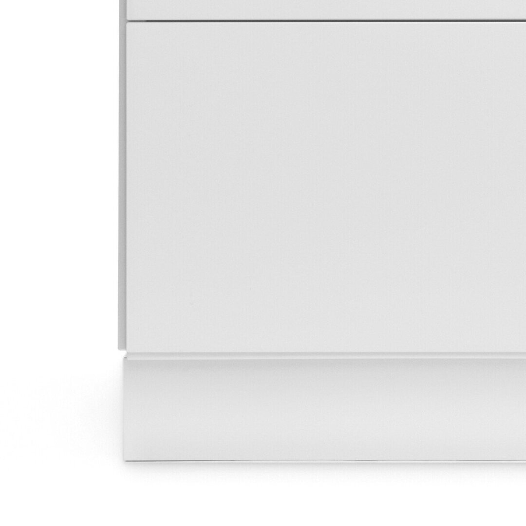 String Furniture  Sockel für Relief-Kommode B 123 cm - Weiß