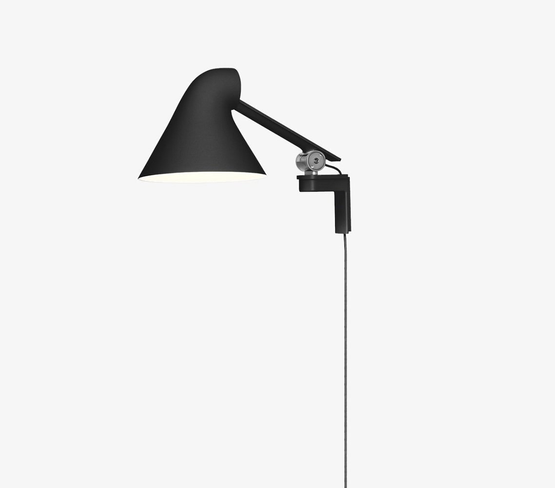 Louis Poulsen NJP Wandleuchte: Schwarz