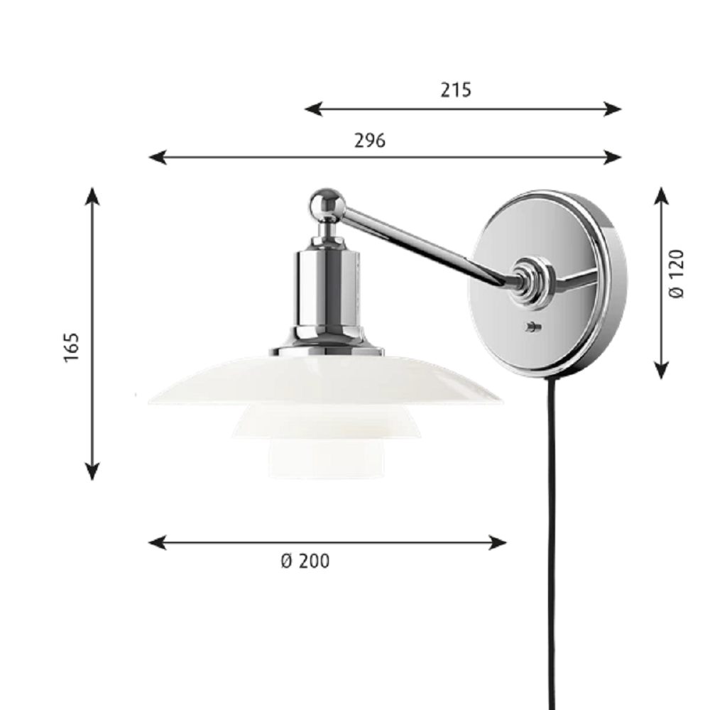 Louis Poulsen PH 2/1 Wandleuchte