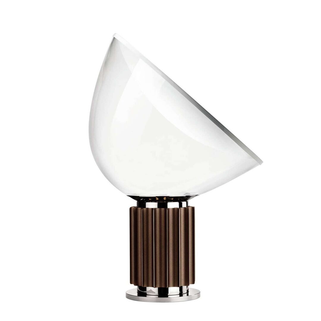 Flos Tischleuchte Taccia LED von Flos   Bronze