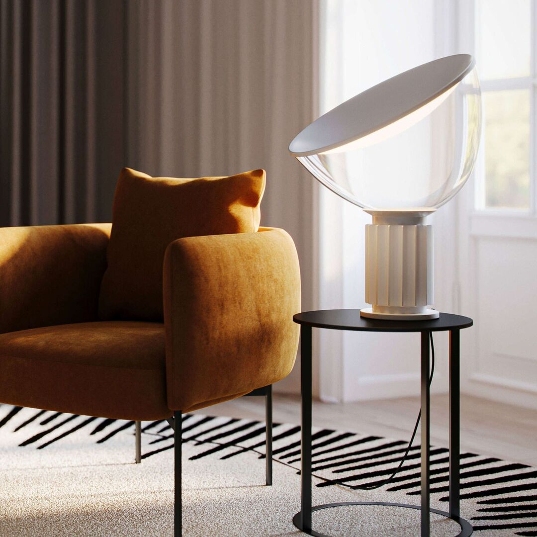 Flos Tischleuchte Taccia LED von Flos   Weiss-1