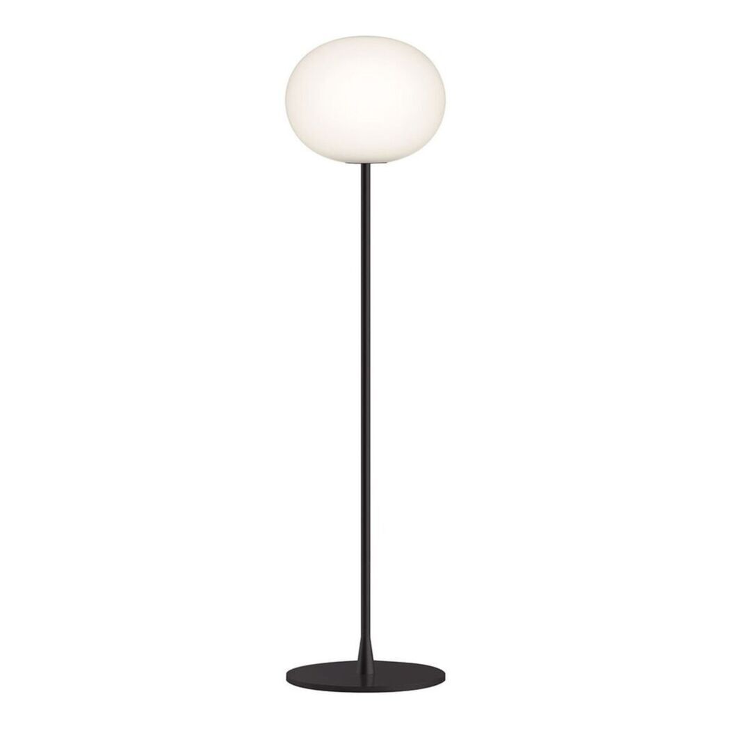 Flos Stehleuchte Glo-Ball F1 von Flos  Stahl, Glas, Kunststoff, Schwarz Matt
