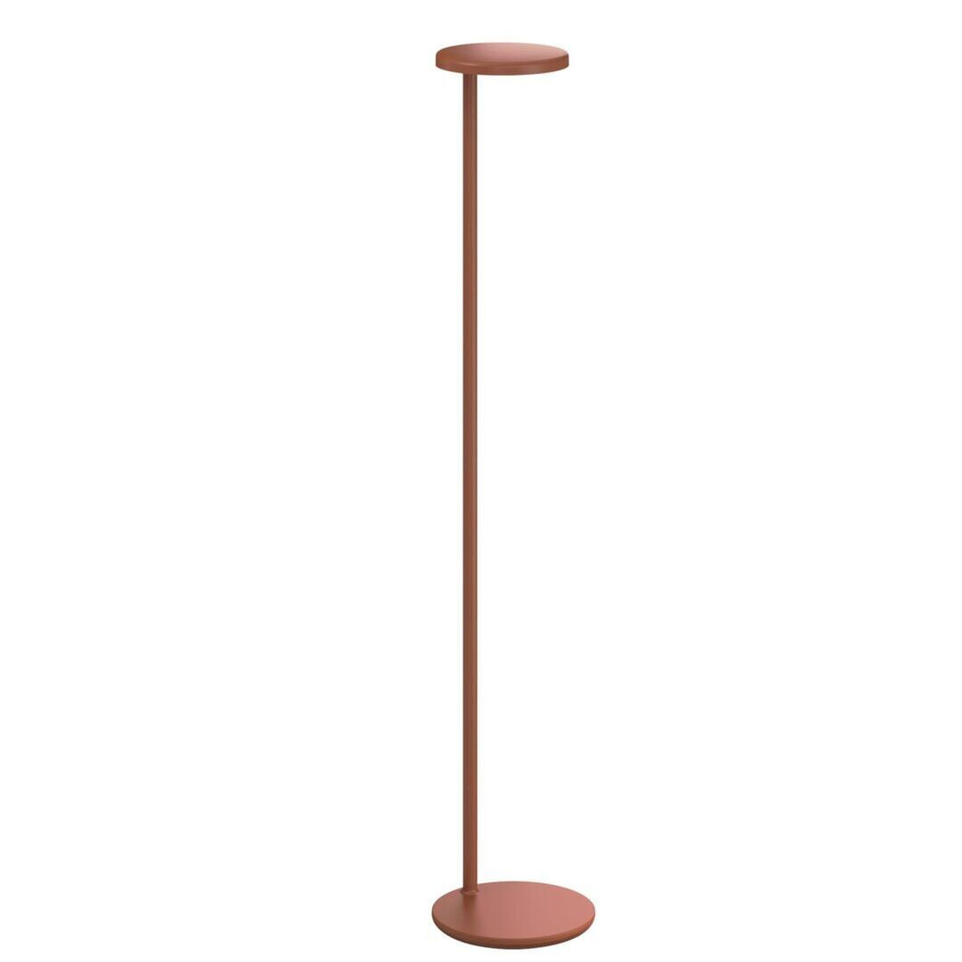 Flos Stehleuchte Oblique von Flos  3000K - warmweiß, Rostrot matt
