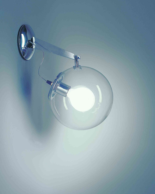 Artemide Miconos parete - Poliert Chrom