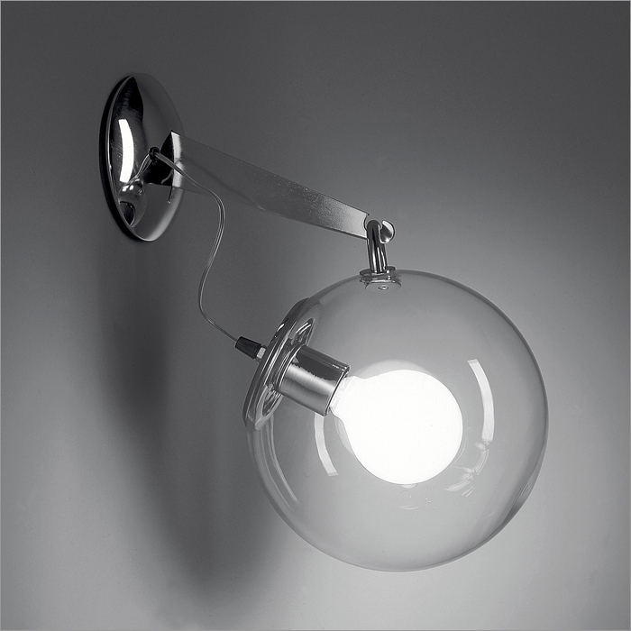 Artemide Miconos parete - Poliert Chrom