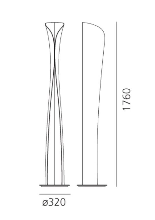 Artemide Cadmo Stehleuchte Masse