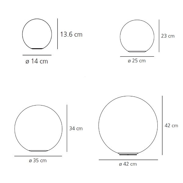 Artemide, Artemide Dioscuri Tavolo Tischleuchte