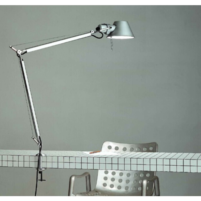 Artemide Tolomeo Tavolo Tischleuchte mit Tischklemme - Aluminium