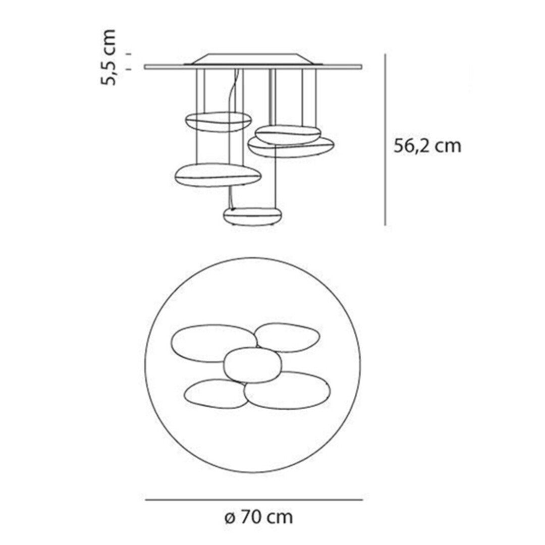 Artemide Mercury Mini Soffitto LED Deckenleuchte