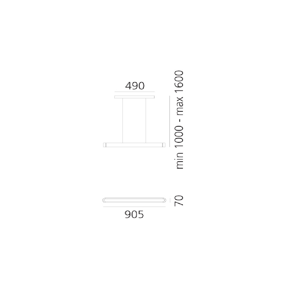 Artemide Talo Sospensione 90 LED Pendelleuchte