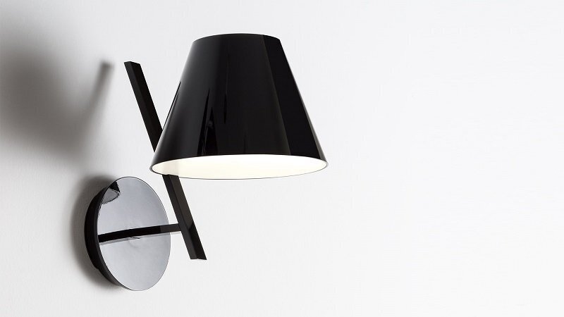 Artemide La Petite Parete Wandleuchte-Schwarz