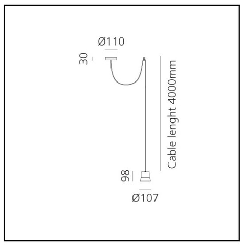 Artemide Giò light Decentrata LED Pendelleuchte
