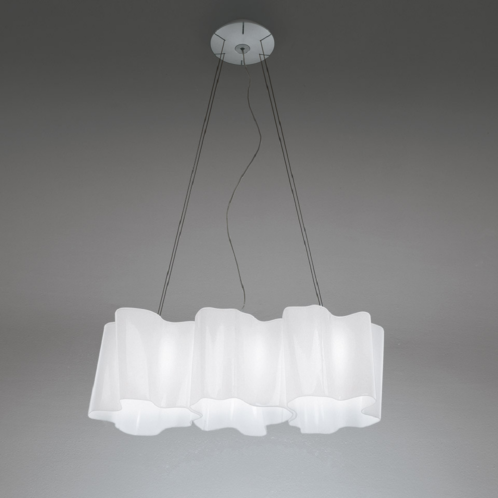 Artemide Logico Sosp. 3 in Linea Pendelleuchte - Silk Diffuser