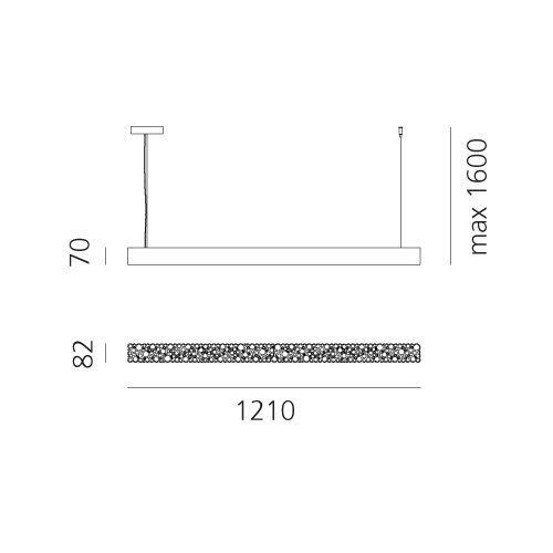 Artemide Calipso Linear Stand Alone 120 Suspension