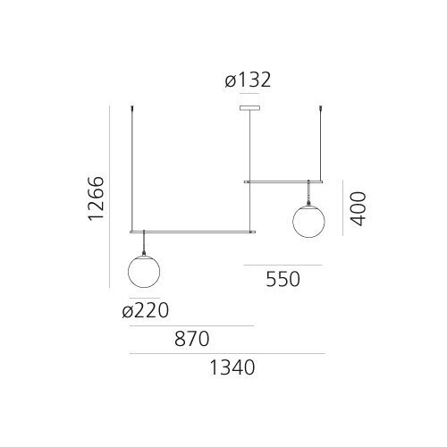 Artemide nh S3 2 Arms