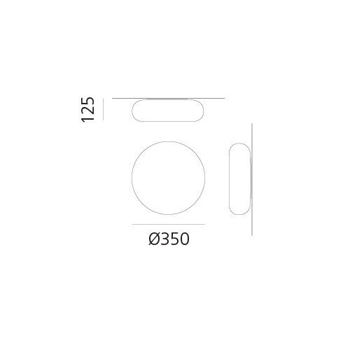 Artemide Itka Wall/Ceiling