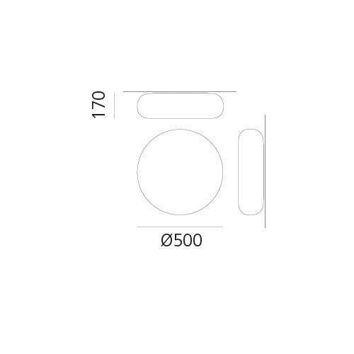 Artemide Itka Wall/Ceiling