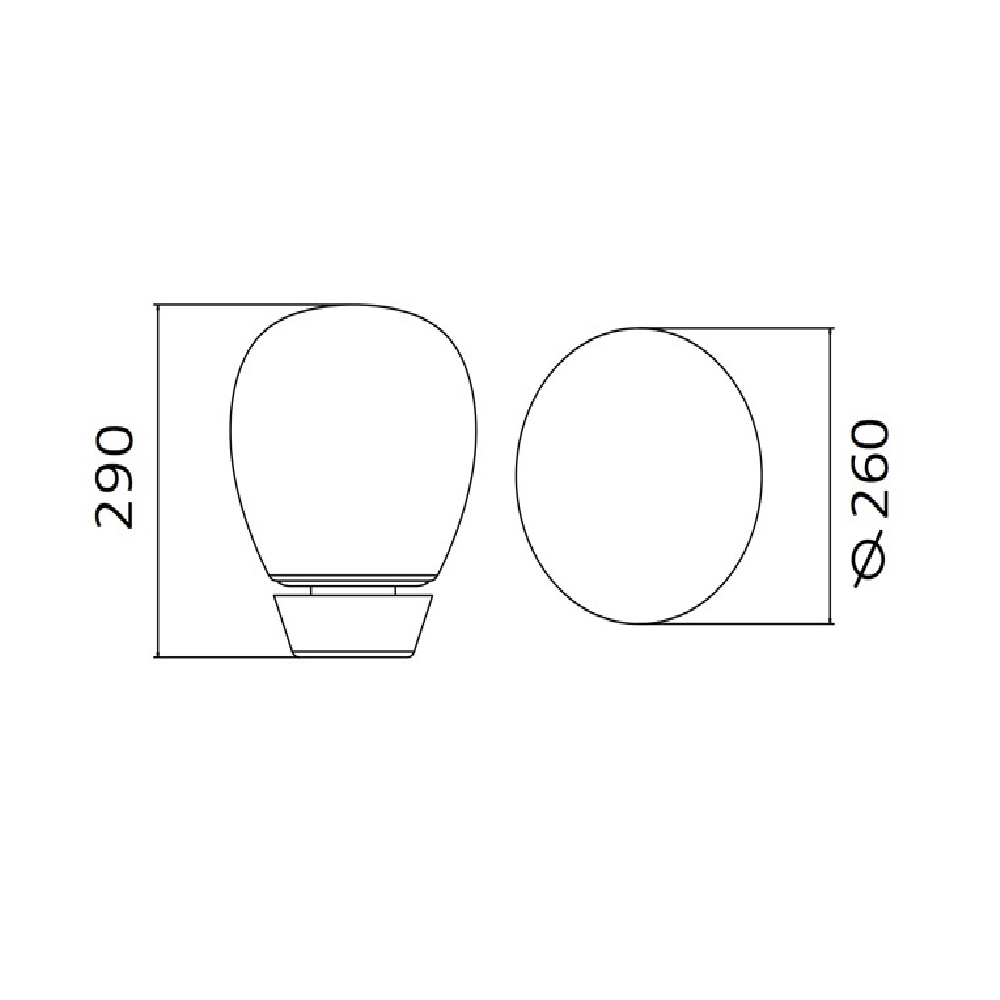 Artemide Empatia Tischleuchte 26 cm