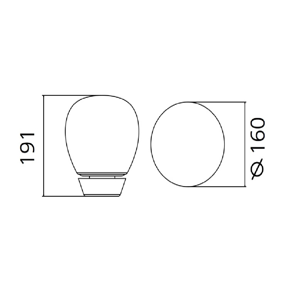 Artemide Empatia Tischleuchte 16 cm
