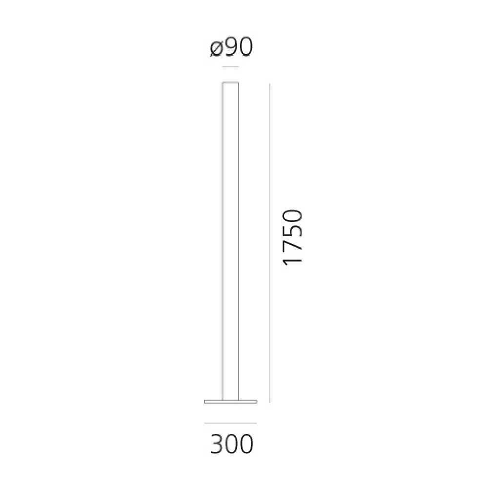 Artemide Ilio White Integralis Stehleuchte